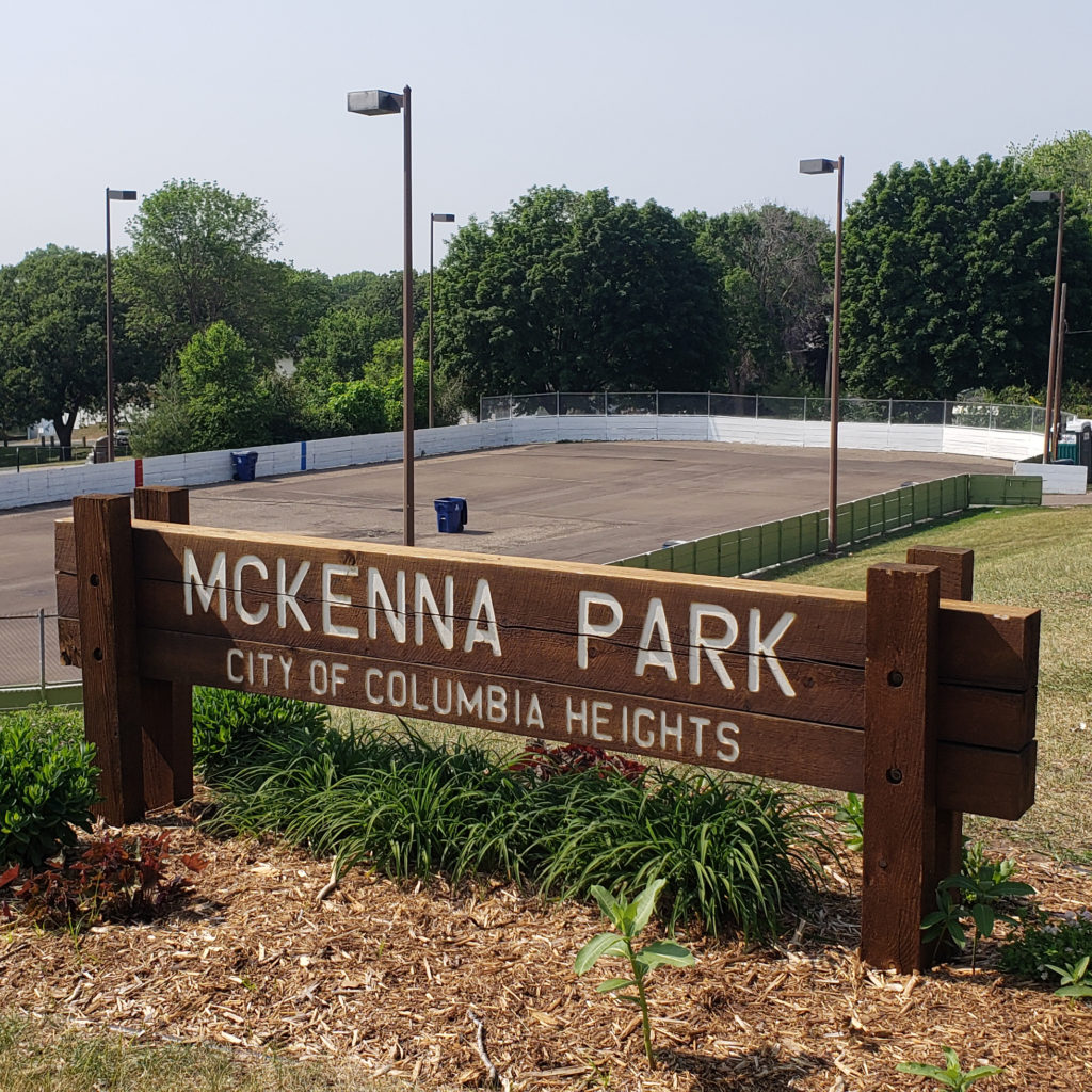McKenna Park Ice Skating Rink and volleyball court